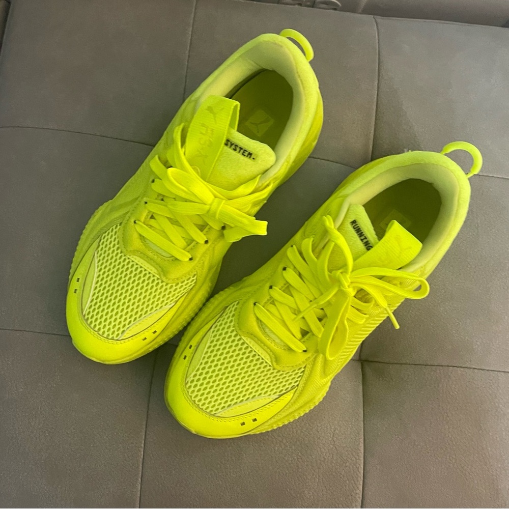 Puma RS-X Neon Yellow Sneakers - Picture 4 of 6